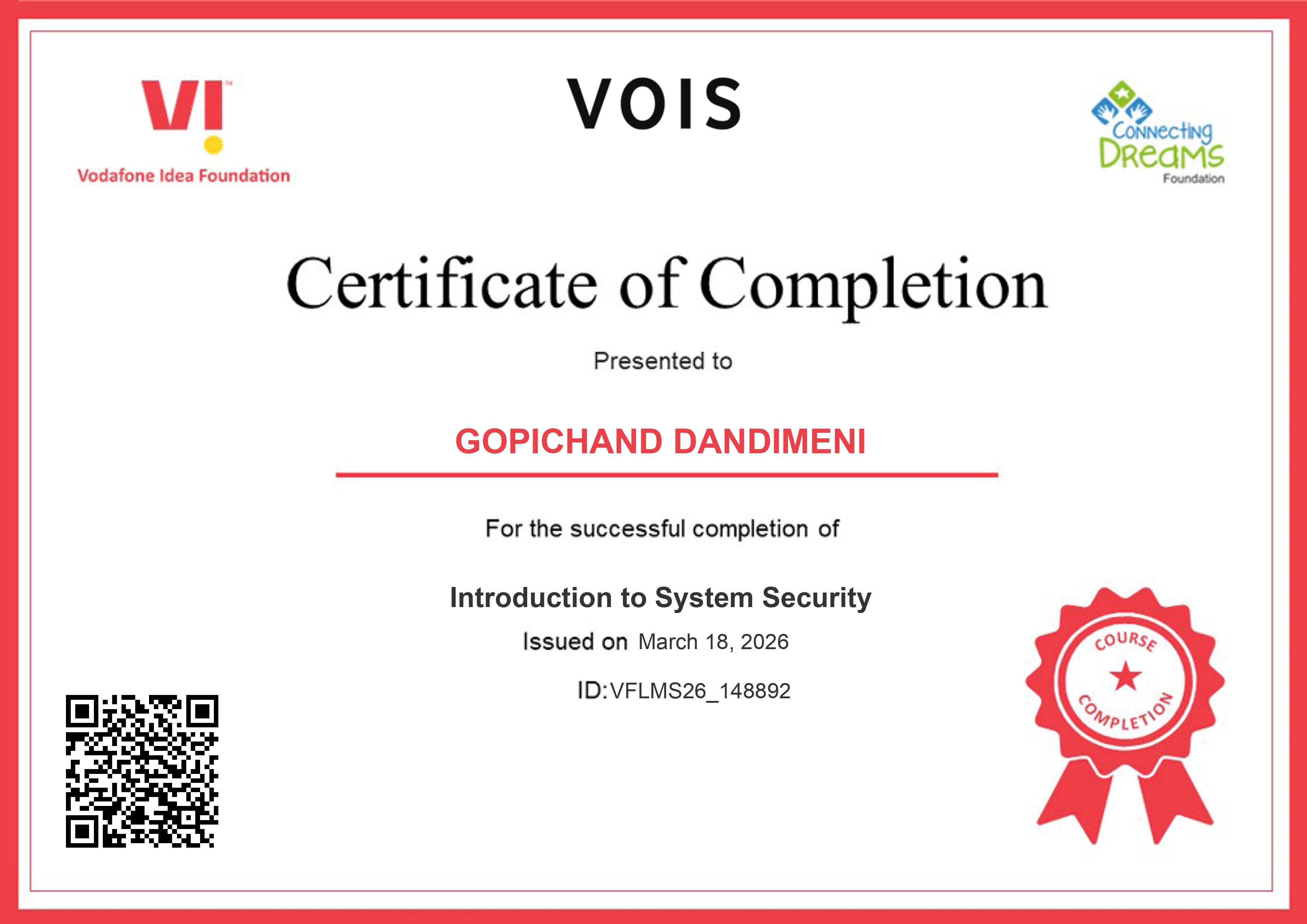Introduction to System Security